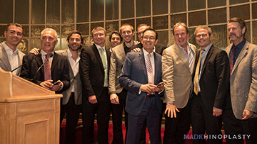 Cena del mejor curso de rinoplastia celebrado en España
