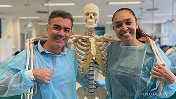 Cena del mejor curso de rinoplastia celebrado en España