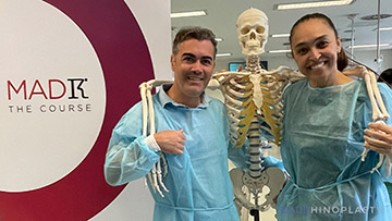 Cena del mejor curso de rinoplastia celebrado en España